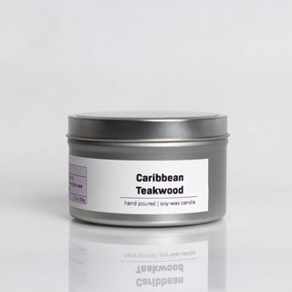 Caribbean Teakwood Soy Wax Candle - Stripped Beauty