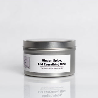 Ginger, Spice, & Everything Nice Soy Wax Candle - Stripped Beauty
